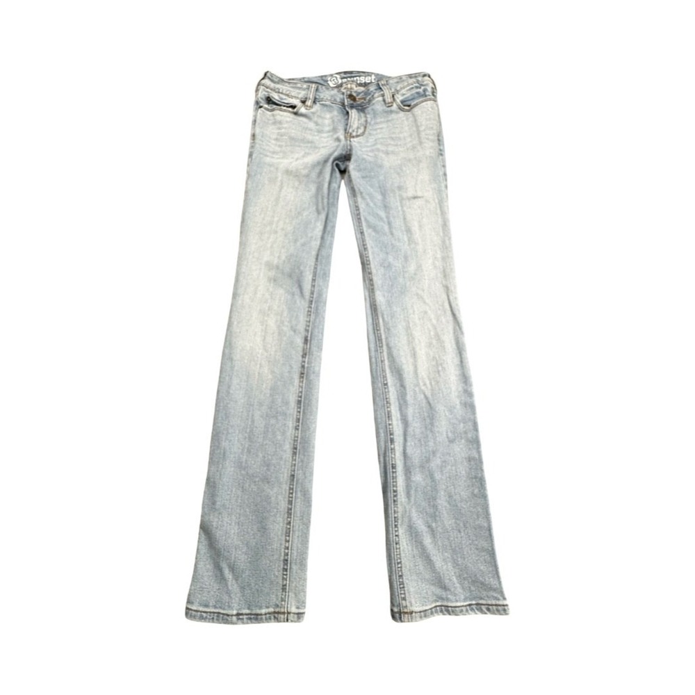 BKE Jeans Pants Womens 3 Regular Light Wash Sunset Straight Leg Denim Casual